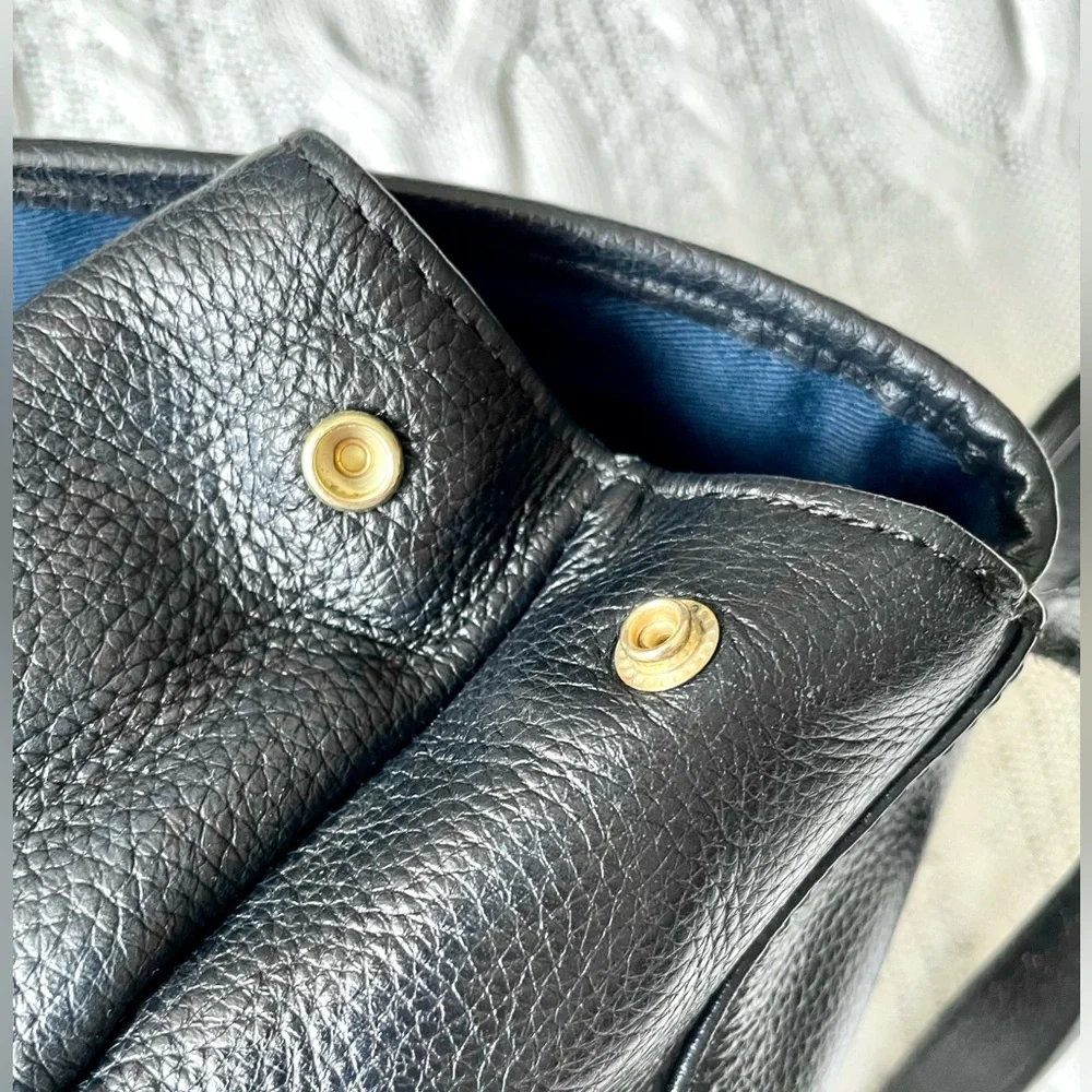 Tommy Hilfiger Women’s Black Genuine Leather Backpack | Minimalist Casual - Picture 5 of 10